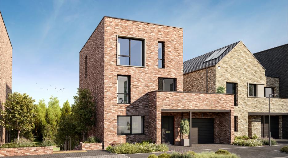 Canalside Quarter Plot 85 External CGI