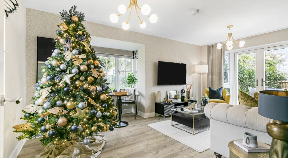 Hartley Acres, Plot 2, The Eden, Xmas - Living Room