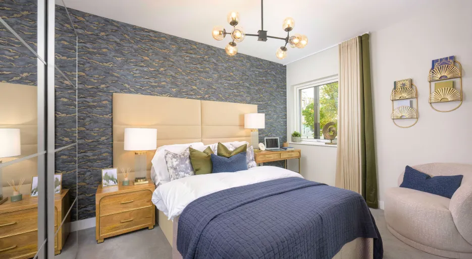 Icon Two Bedroom Show Apartment - Bedroom