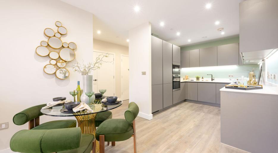 Icon Two Bedroom Show Apartment - Dining Area 