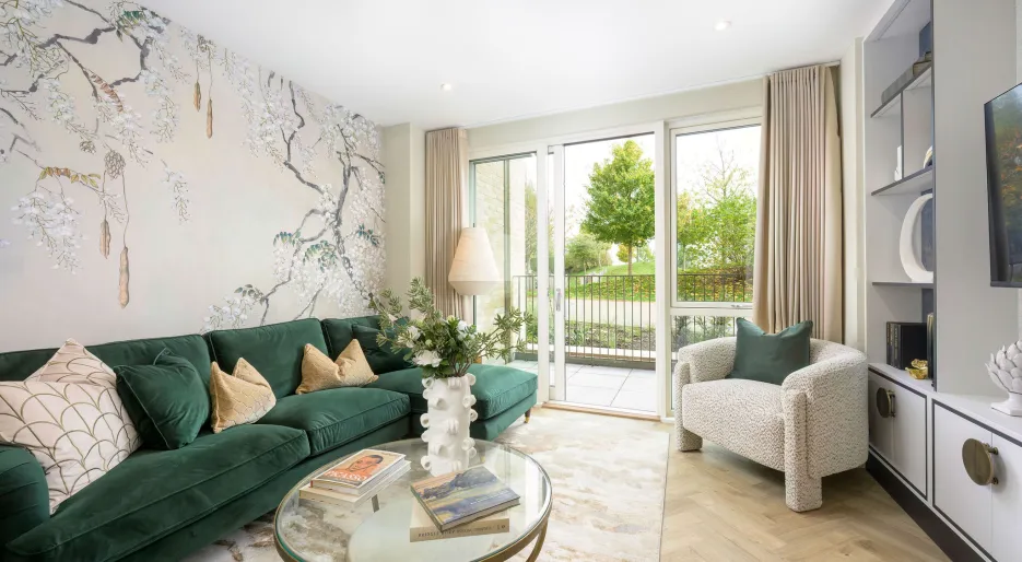 The Icon - Three bedroom show apartment - Living area 