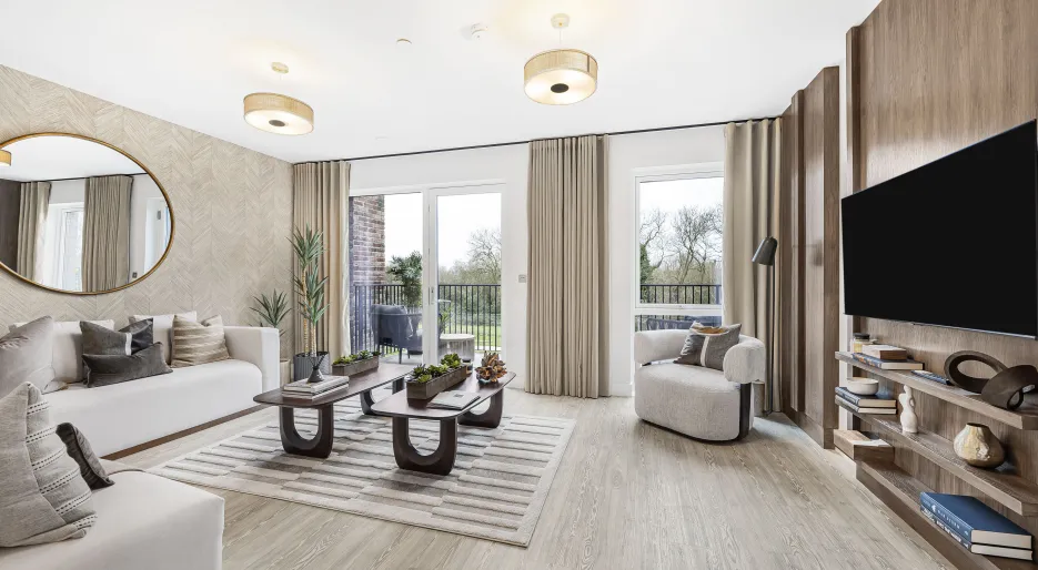 Plot 93 Canalside Quarter, Living Room 