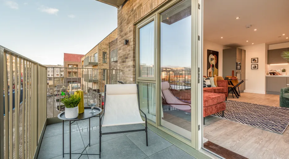 Marleigh Park - Apartment A12, The Franklin Building - Balcony
