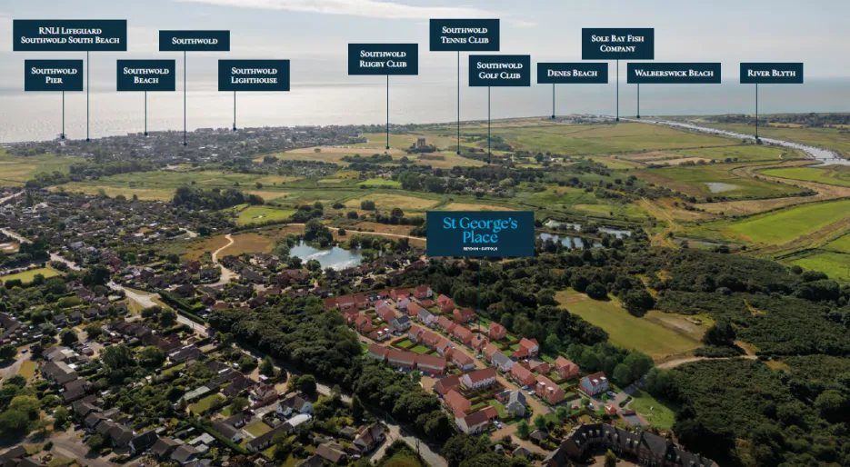 St Georges Place - Aerial CGI