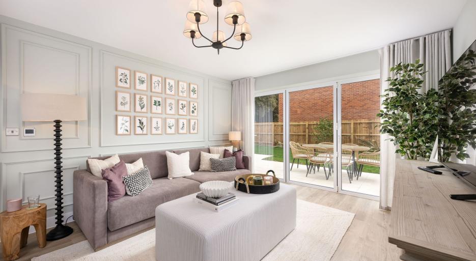 St Georges Place - Plot 1 - Bifold Living Room