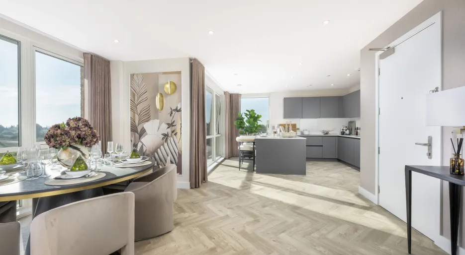 Penthouse Show Apartment - Kitchen/Diner