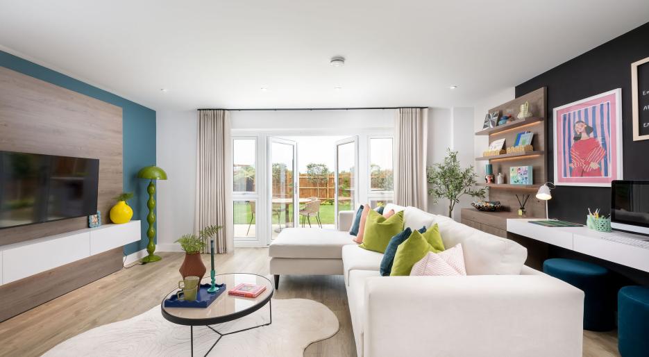 Living Room - Audley Green 3 Bedroom Show Home