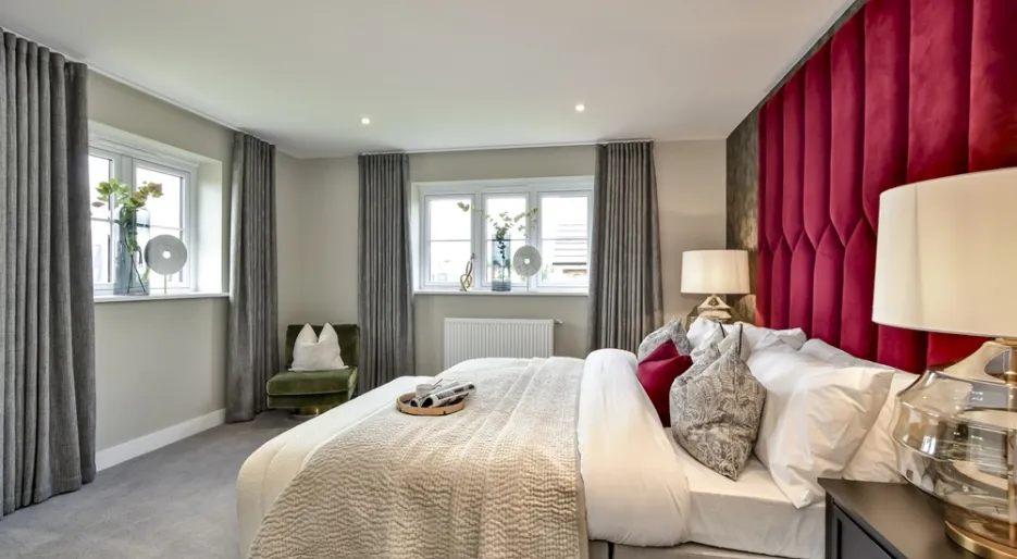 Principal Bedroom - The Foxglove, Number 1 Show Home. 