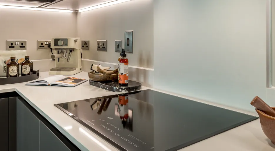 Wren House Kitchen Hob Close Up