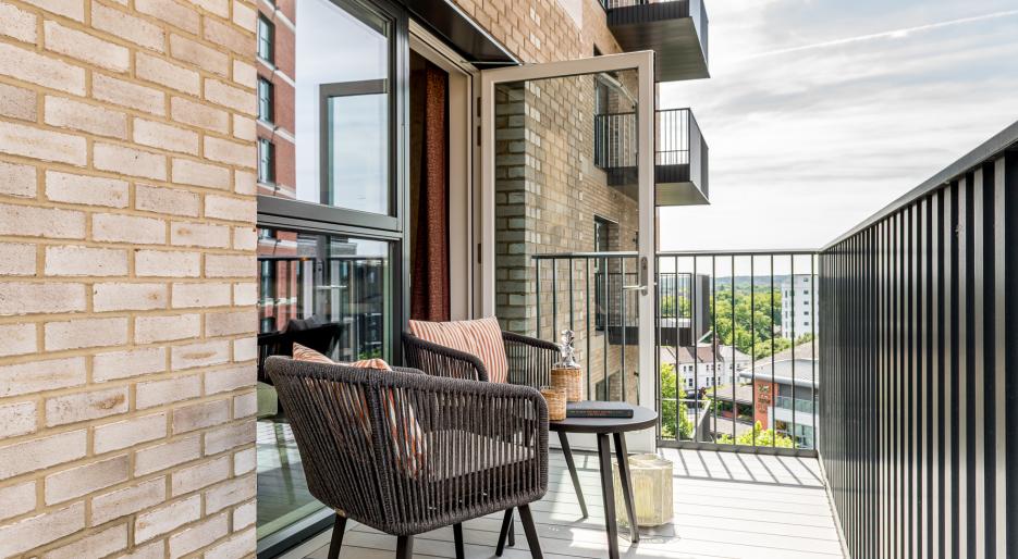 Wren House balcony