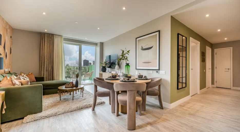 Living Room & Dining Room (indicitive view)