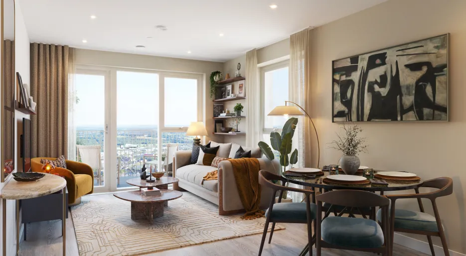 Nexus living room CGI 