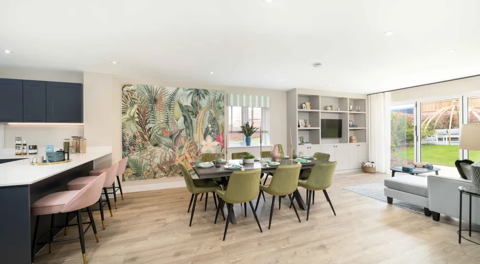 Open Plan Kitchen, Dining and Living Area