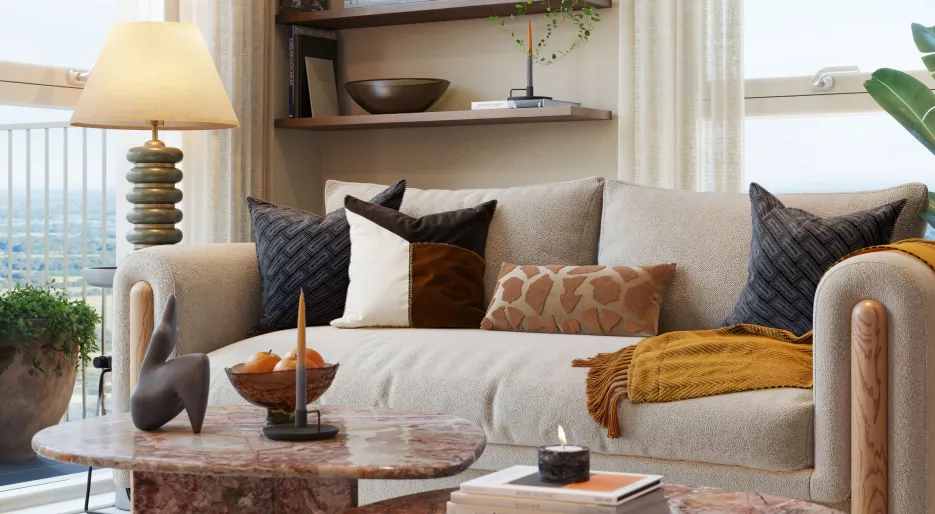 Nexus living room close up 