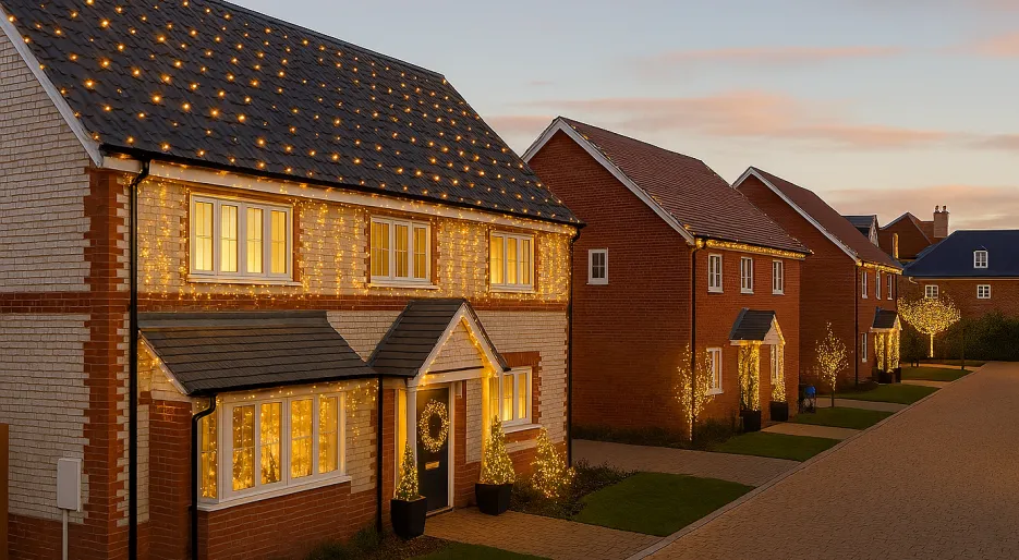 St Georges Place - Christmas Scene