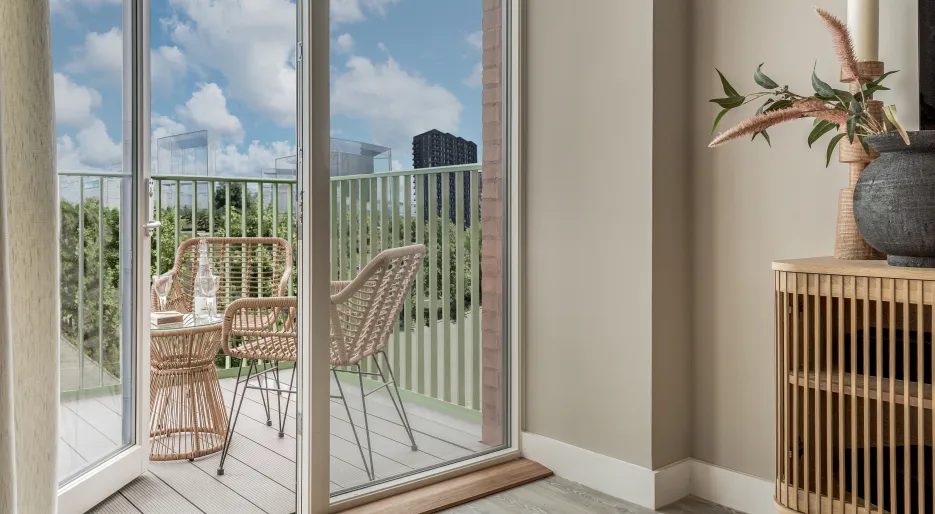 Dagenham Green - Apartment 865 balcony indicative view 