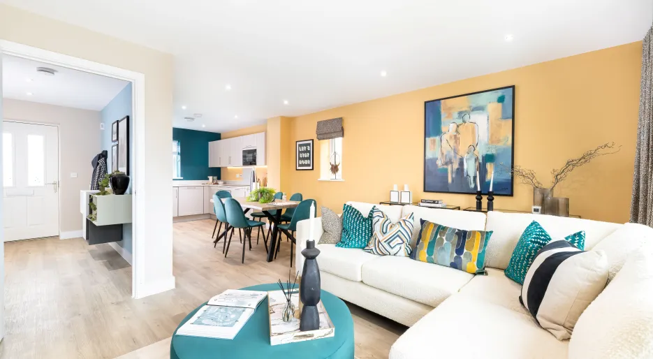 The Gables, 3 bedroom home, living room