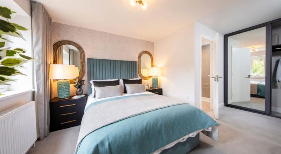 Millside Grange, 3 bed show home, bedroom