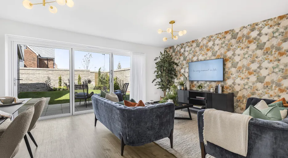 Chesterford Meadows, 4 bedroom show home, living room