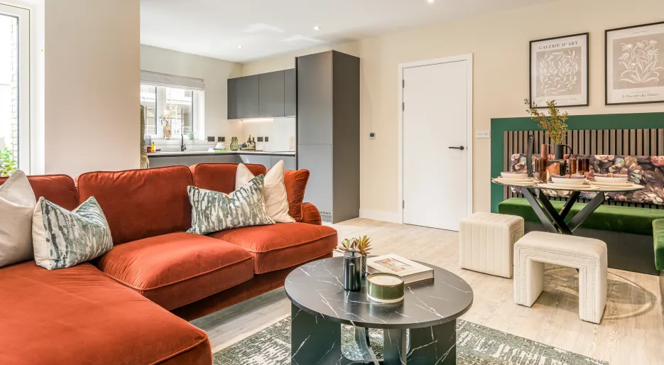 North Gate Park - Show Apartment - Living area 