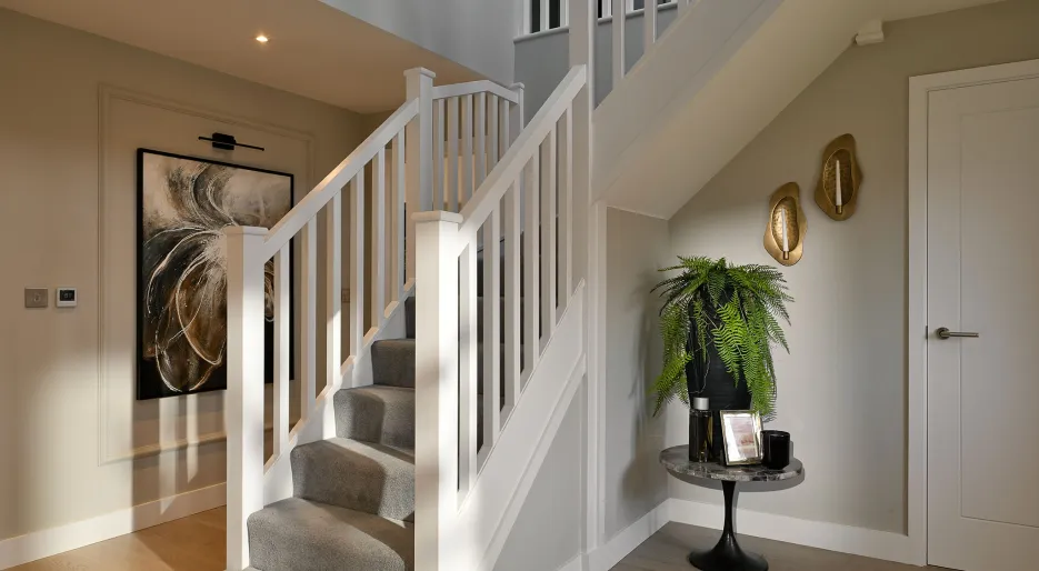 HARTLEY ACRES, 5 bedroom show home, stairway