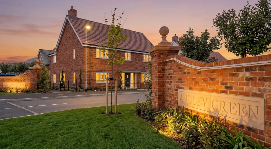 Audley Green Dusk Street Scene - Foxglove Showhome.jpg