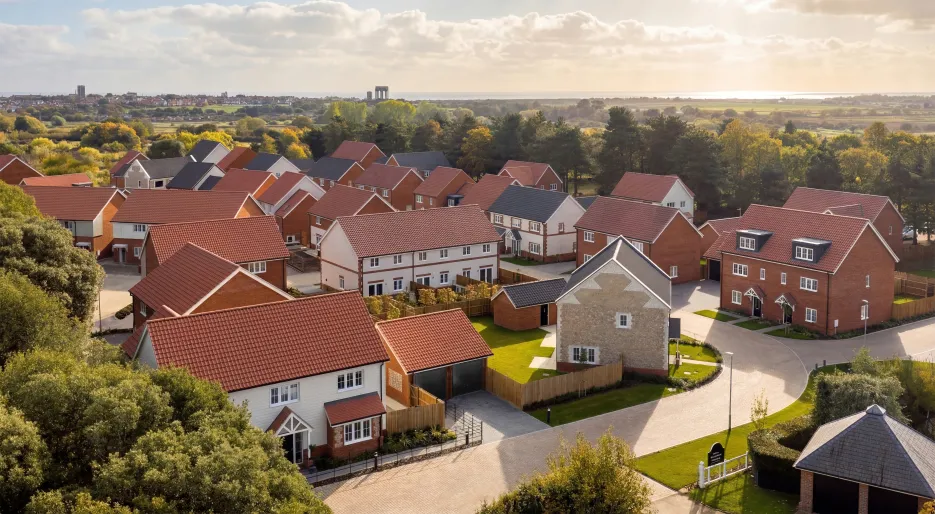St Georges Place - Dusk Aerial View
