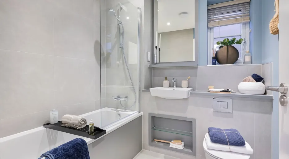 The Farmhouse, Audley Green - Bathroom