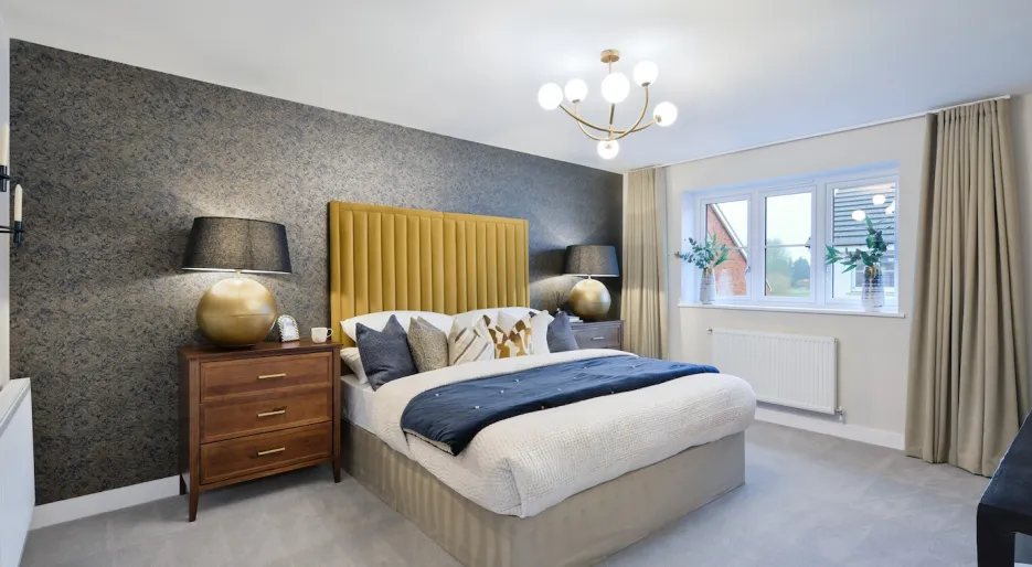 The Farmhouse, Audley Green - Principal Bedroom