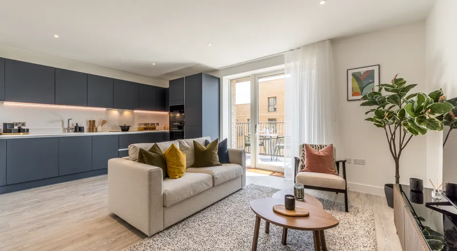 Lampton Parkside - 1 bedroom - L shape 