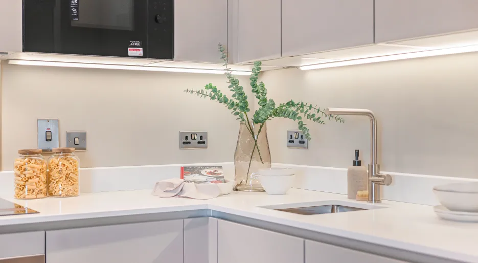 Canalside Quarter, number 197, 3 bed apartment, kitchen detail 1.JPG