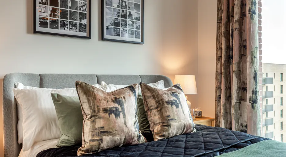 Lampton Parkside - Apartment F1.89 - 2-bedroom 2-bathroom - Principal bedroom 