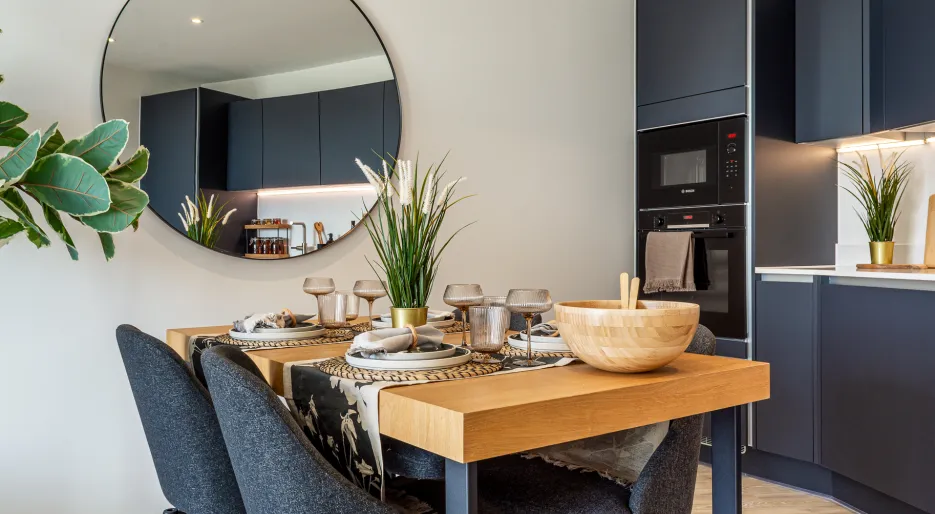 Lampton Parkside - Apartment F1.89 - 2-bedroom 2-bathroom - kitchen/living/dining 