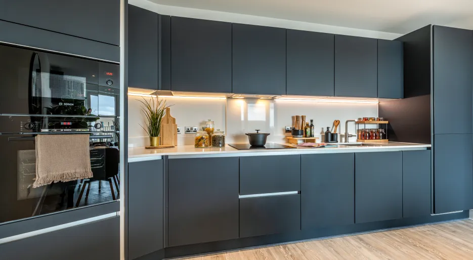 Lampton Parkside - Apartment F1.89 - 2-bedroom 2-bathroom - kitchen/living/dining 