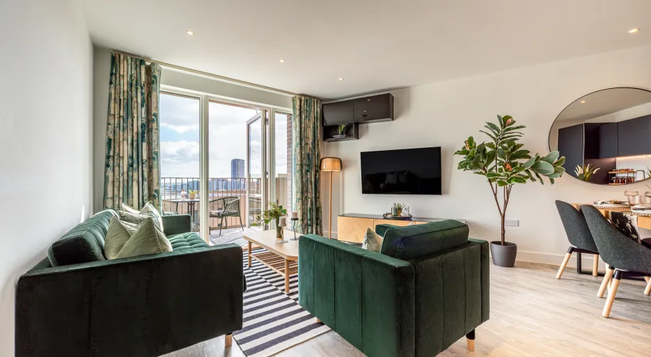 Lampton Parkside - Apartment F1.89 - 2-bedroom 2-bathroom - kitchen/living/dining