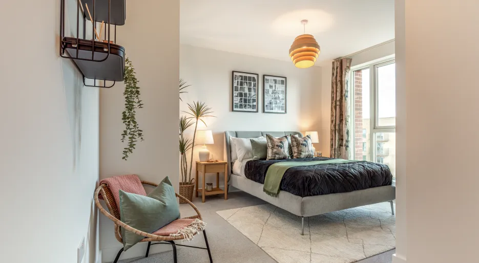 Lampton Parkside - Apartment F1.89 - 2-bedroom 2-bathroom - Principal bedroom 