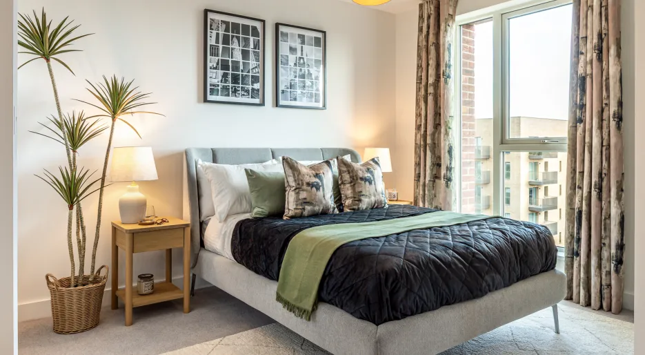 Lampton Parkside - Apartment F1.89 - 2-bedroom 2-bathroom - Principal bedroom 