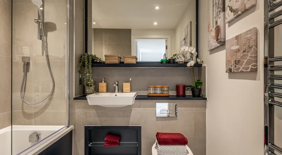 Lampton Parkside - Apartment F1.89 - 2-bedroom 2-bathroom - bathroom