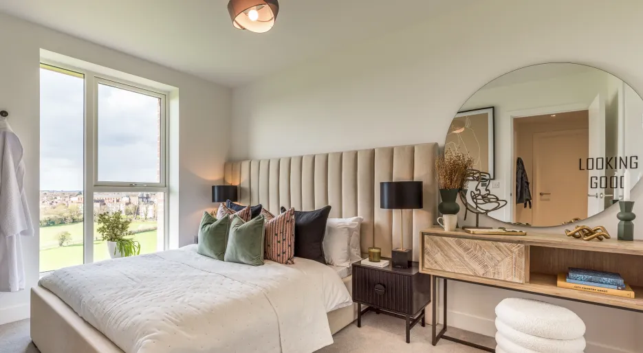 Lampton Parkside - Apartment F1.86 - 2-bedroom 2-bathroom - principal bedroom 