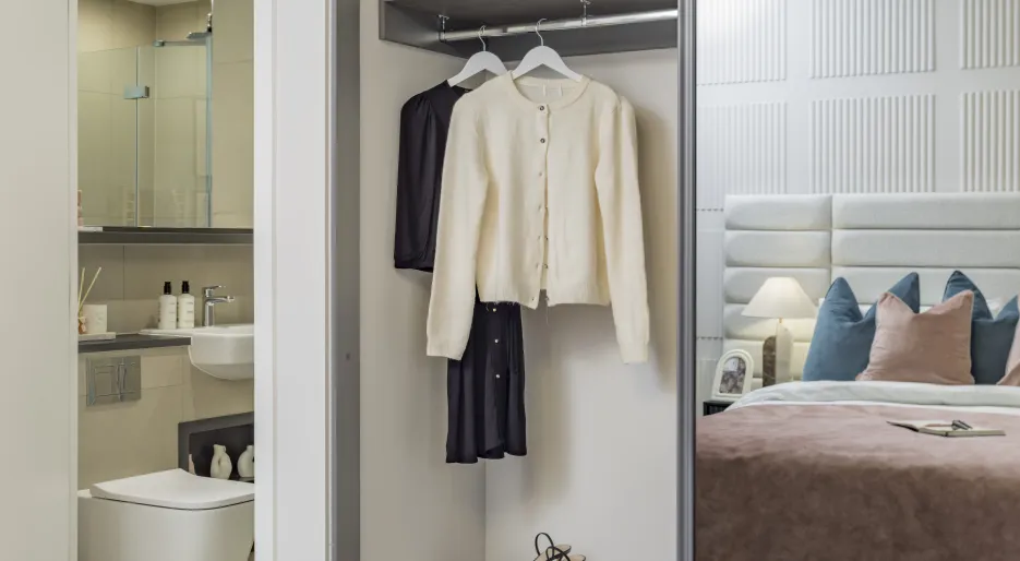 Nexus - Sales Suite Show Apartment - Principal bedroom 