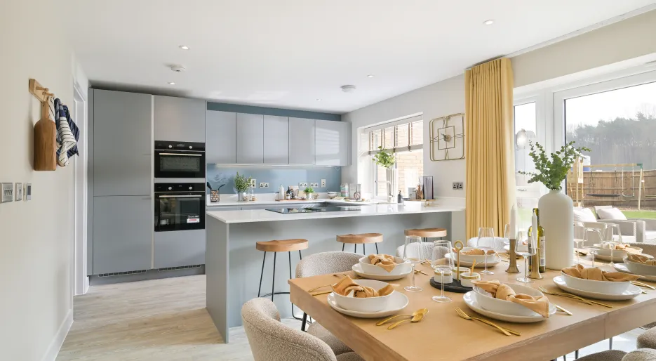 Elmstead, The Langstone Show Home_Kitchen/Dining