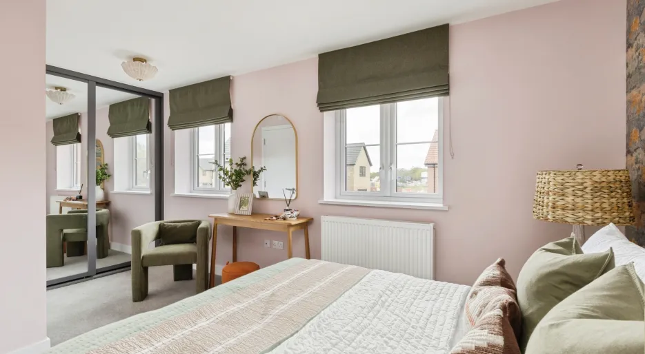 Principal Bedroom Wardrobe - No.62 Show Home at The Gables