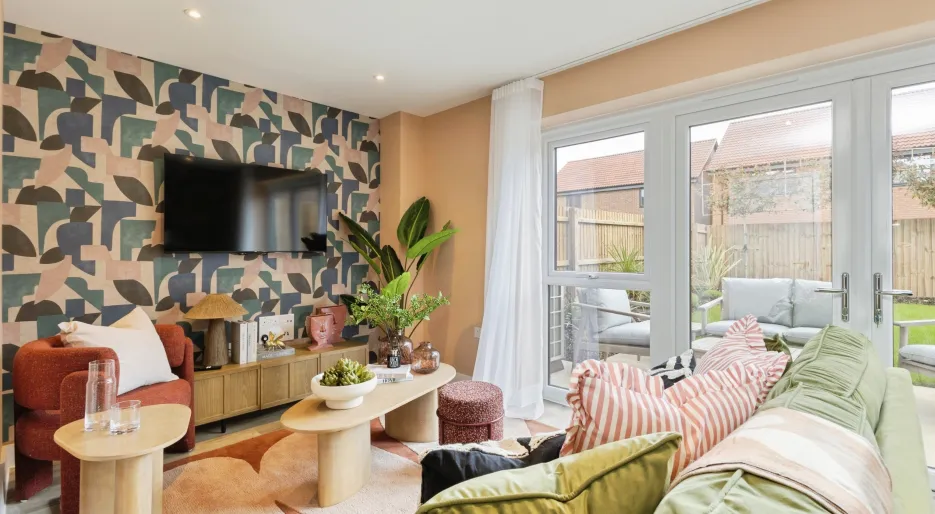 Living Room - No.62 Show Home at The Gables