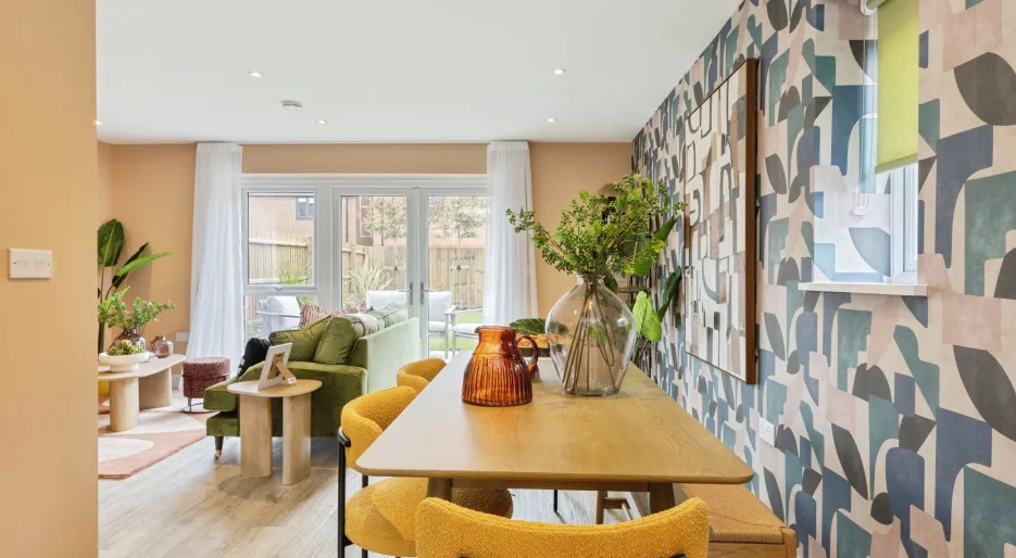 Dining/Living - No.62 Show Home at The Gables