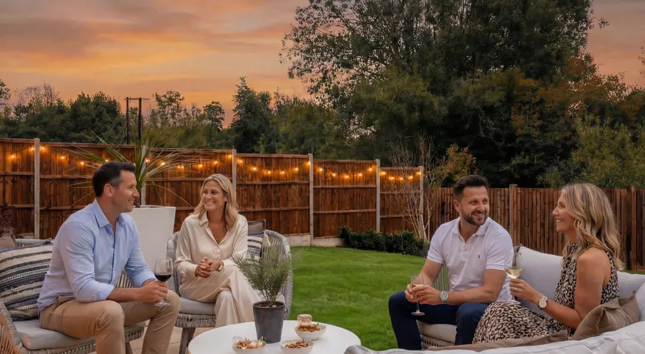 Hartley Acres - Socialising garden shot