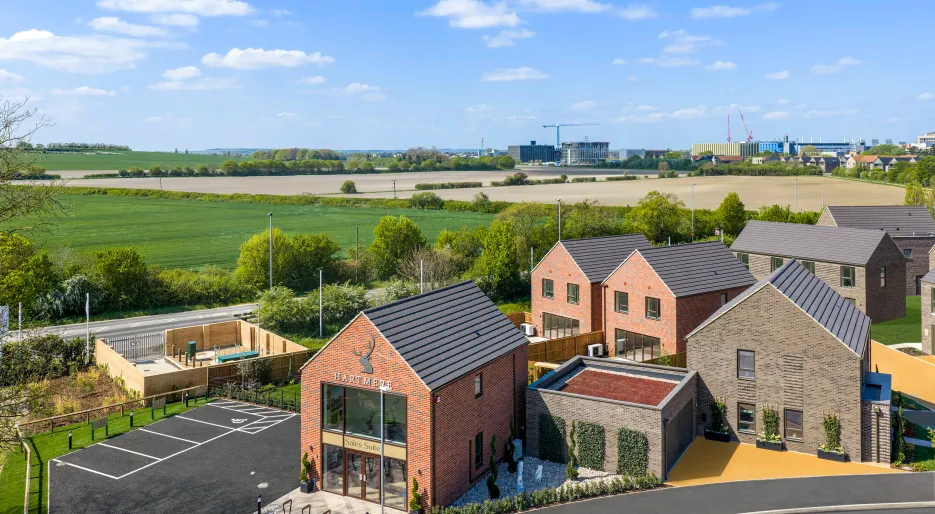 Hartmere Externals_Sales Office Drone