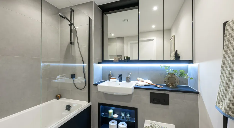 The Icon, 2 bedroom showhome, bathroom
