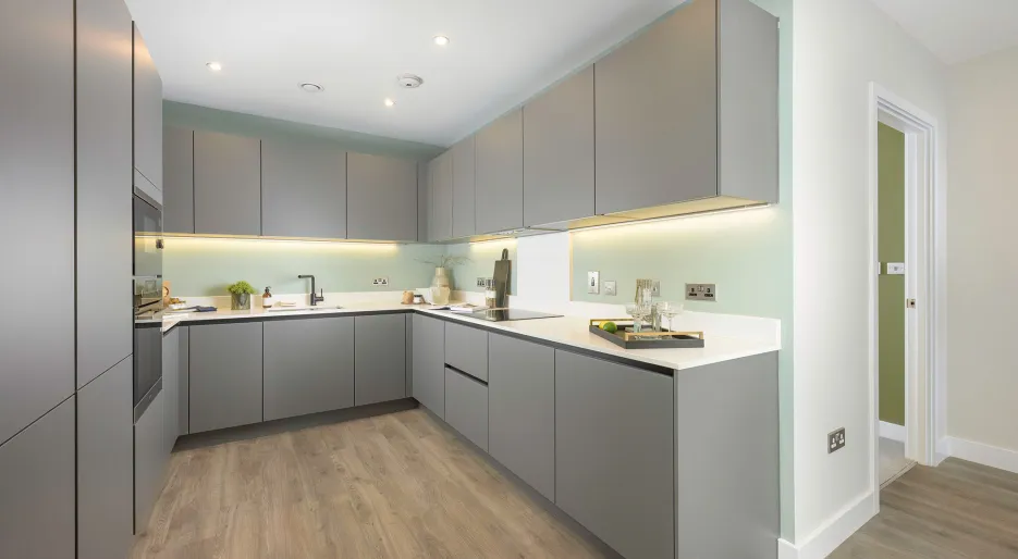 The Icon, 2 bedroom showhome, kitchen