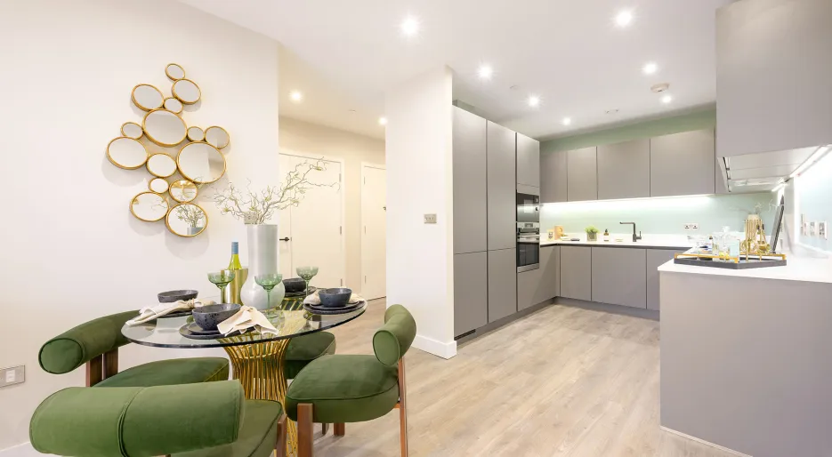 The Icon, 2 bedroom showhome, kitchen/dining