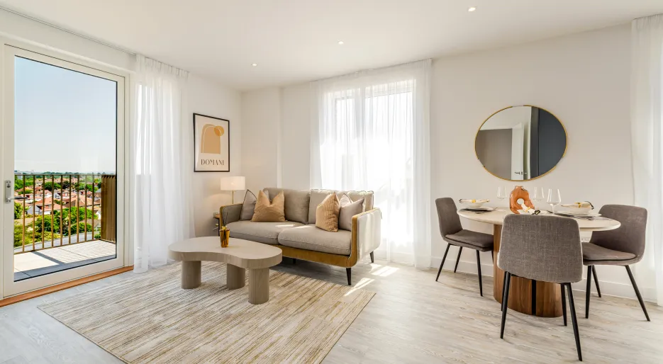 Lampton Parkside, 1bed 1bath showhome , Living Space